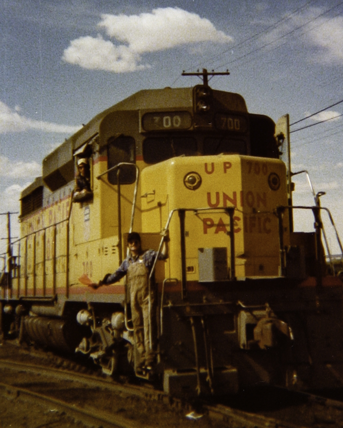 Man on Locomotive