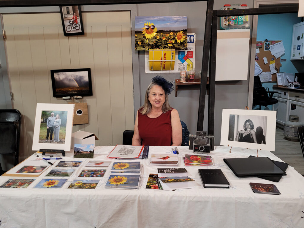 selling art at a craft fair