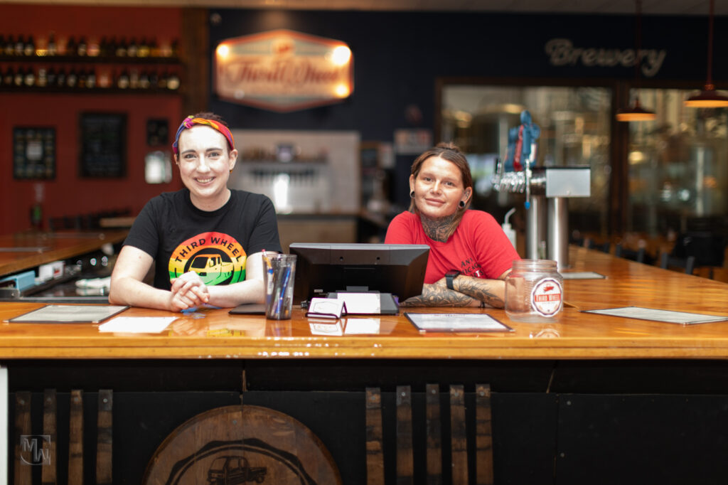 2 women bartenders