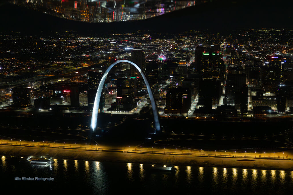 St. Louis Arch at Night